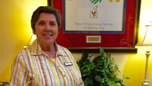 Nice person with frame